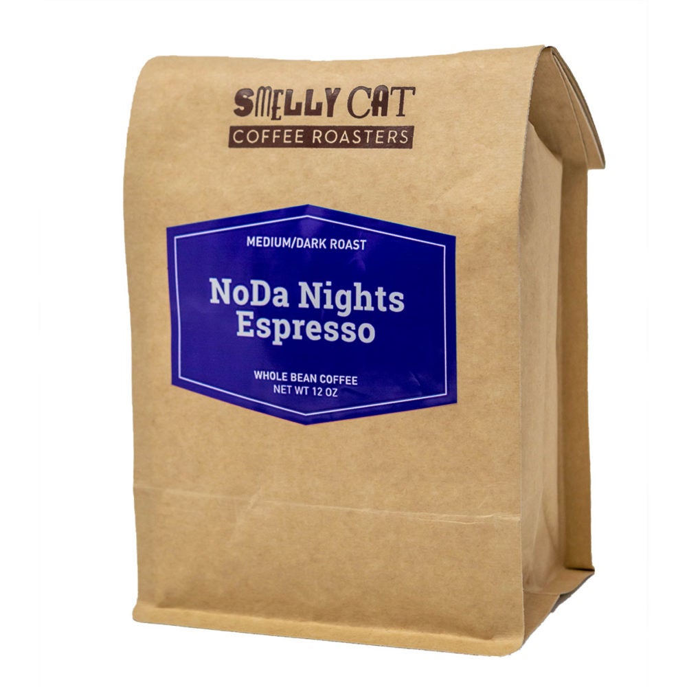 NoDa Nights Espresso Medium-Dark Blend | Smelly Cat Coffeehouse